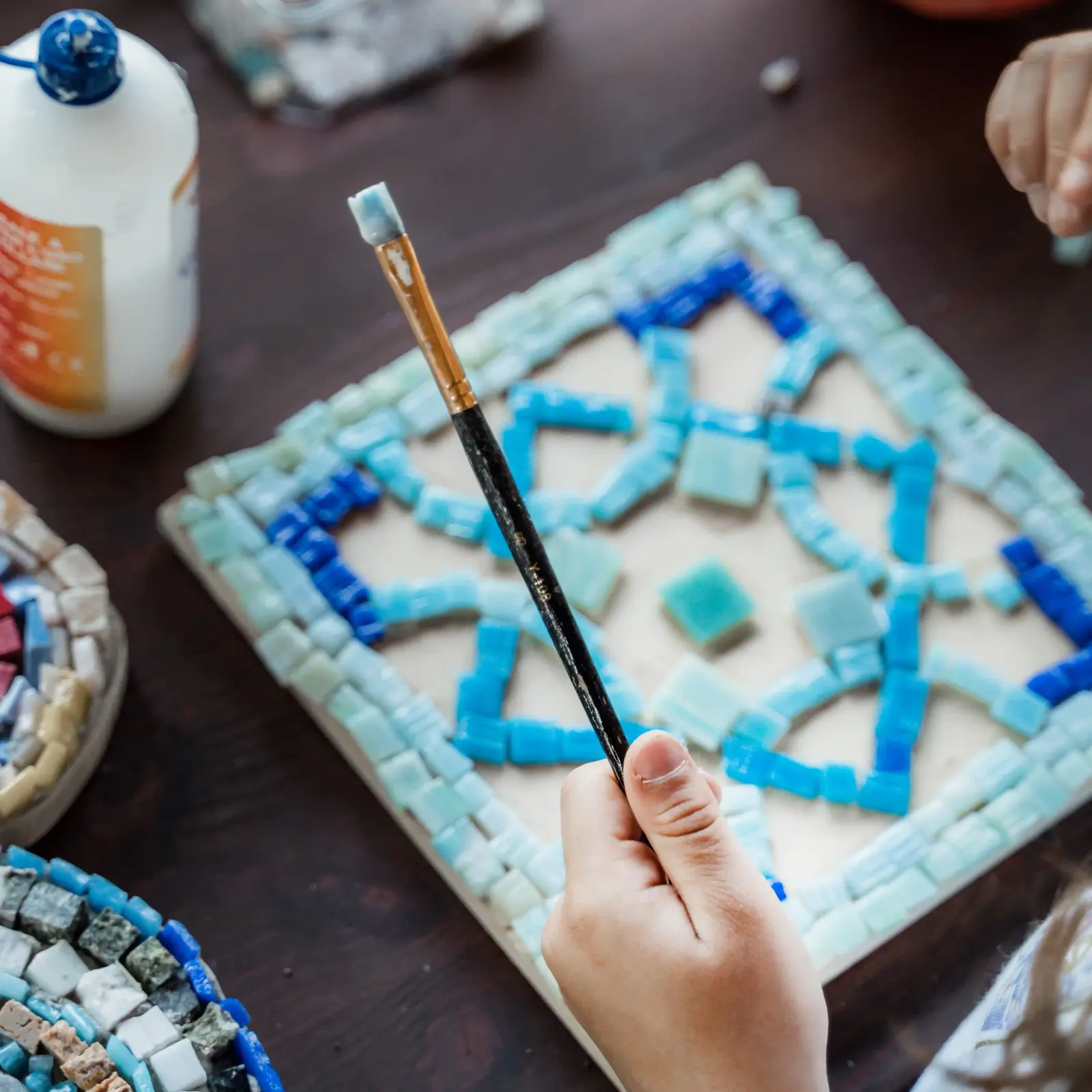 Mosaico azzurro