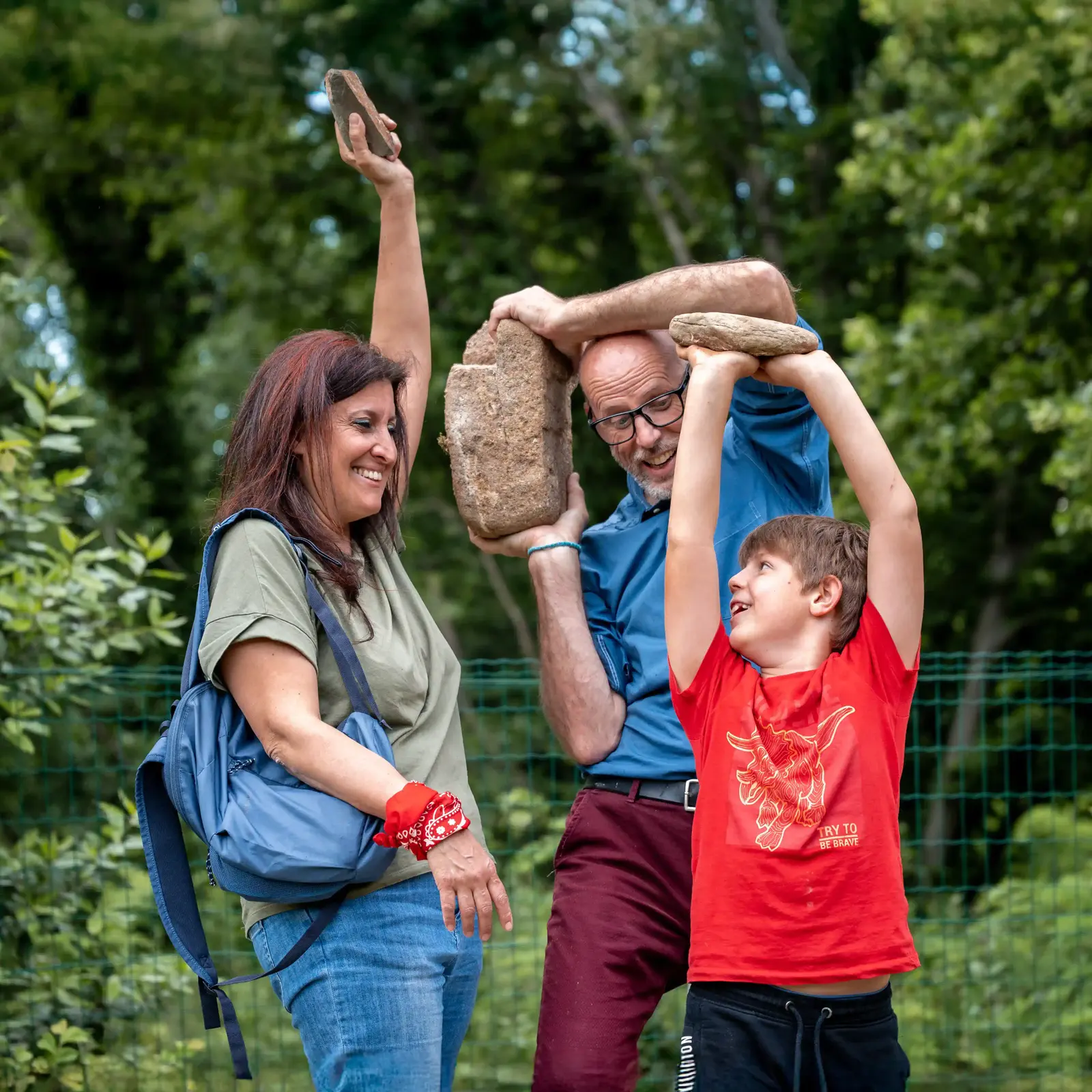 Famiglia sorridente Famiglia sorridente