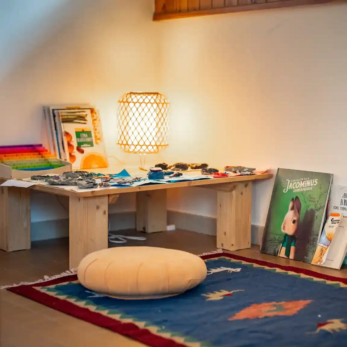 Zafu con tappeto Zafu con tappeto